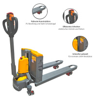 Elektrische Ameise – Gabelhubwagen 1.500 kg Tragkraft, 110 mm Hubhöhe – STARK CBD15W-II
