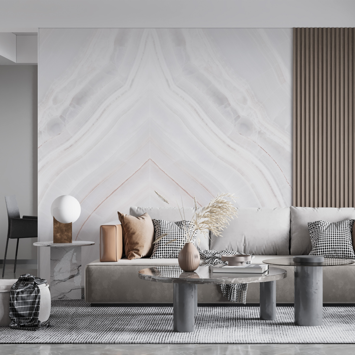 PVC Wandpaneel 3D Marmoroptik – 1220x2600x3 mm, wasserabweisend kra,  39,00 €