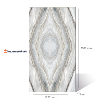 PVC Wandpaneel 3D Diamant Onyx Optik -